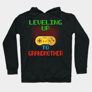 Promoted To Grandmother T-Shirt Unlocked Gamer Leveling Up Hoodie